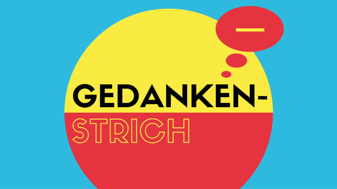 Rechtschreibtipp Gedankenstrich